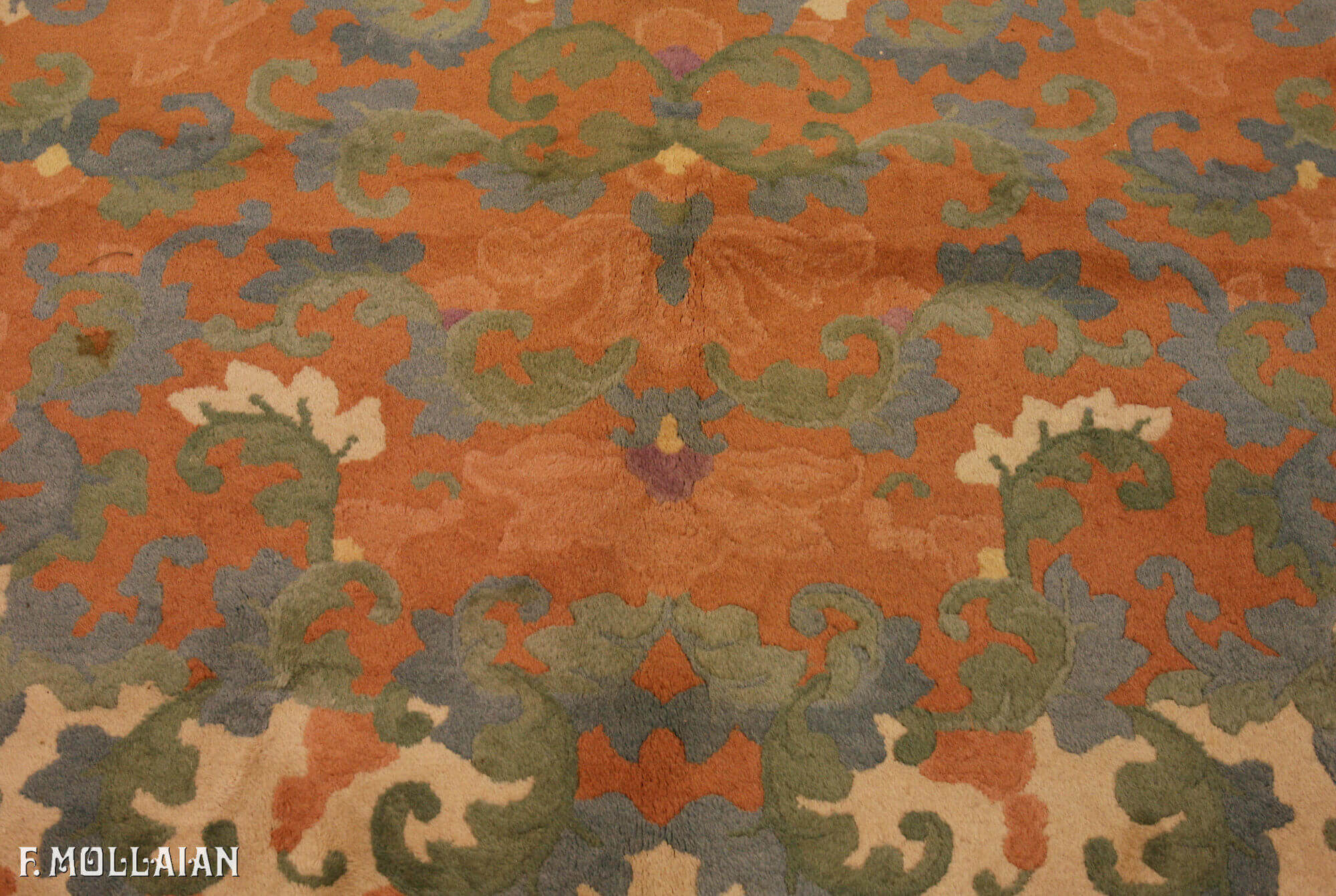 A Very Large Antique Chinese Peking Nichols Carpet n°:65741163